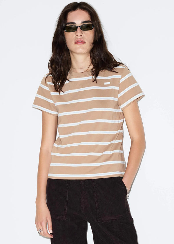 Classic Tee (Khaki Stripe)