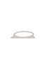14K White Gold Stackable Bar Ring