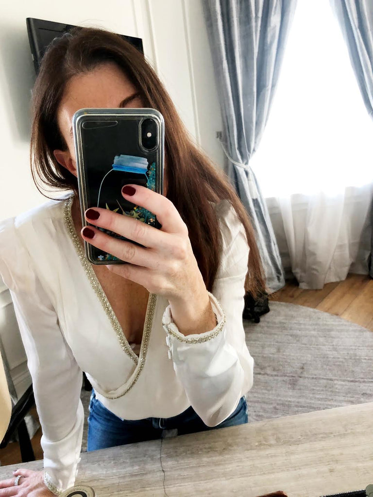 Ivory Viscose Top