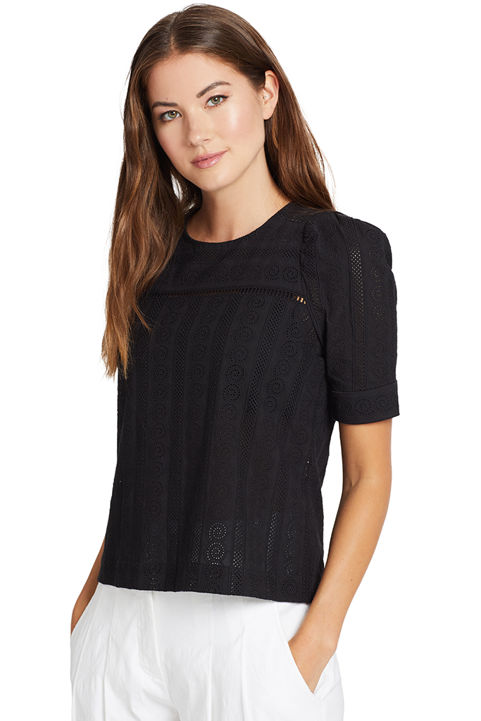 A.L.C. Wallis Top (Black)