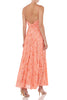 Lucy Dress - Peach Cream Block Paisley