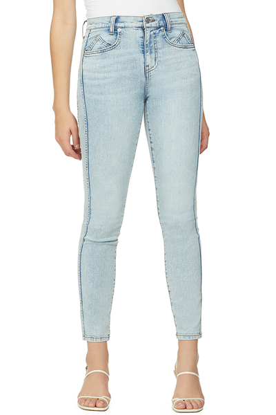 Current/Elliott The 7-Pocket High Waist Ankle Skinny Stiletto (Roller)