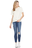 Derek Lam Short Sleeve Tee W/ Slit Detail (White)