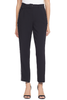 Derek Lam Straight Leg Trouser With Tuxedo Stripe (Black)