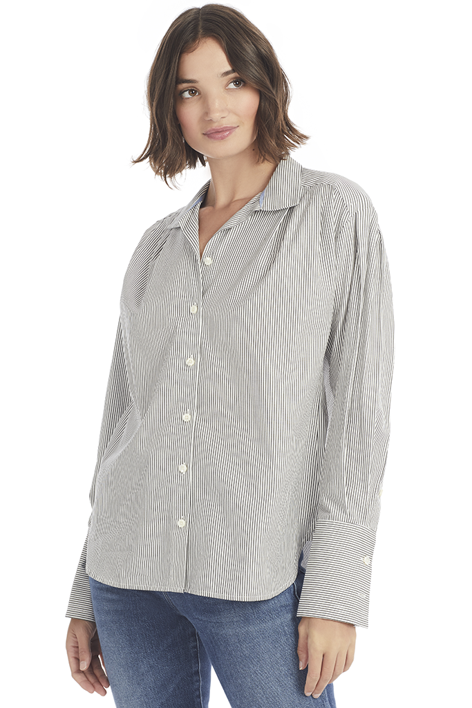 Pleated Clean Collar Shirt Shopatmilk.com