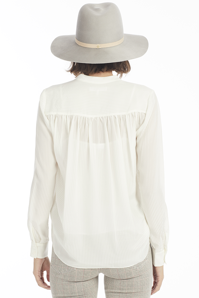 Frame Voluminous Off White Shirt Milk Boutique
