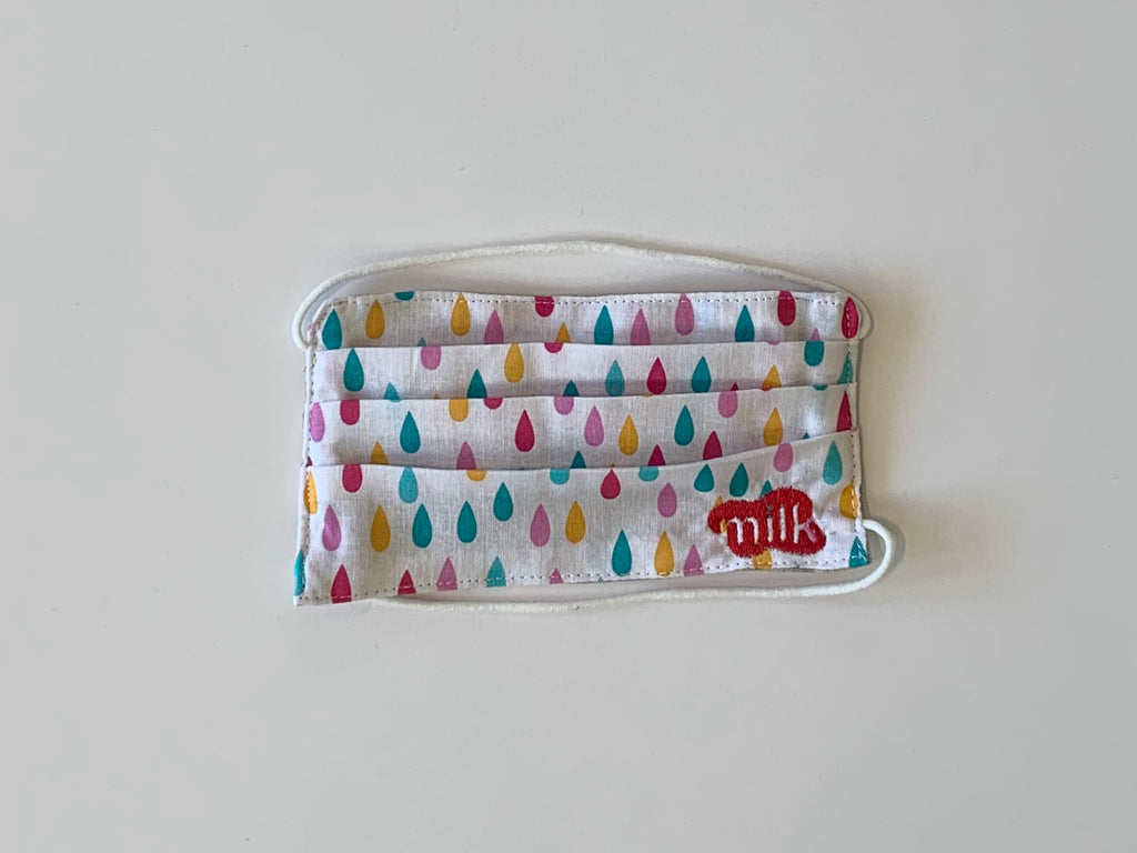 Kid's Rainbow Raindrop Mask - One Size