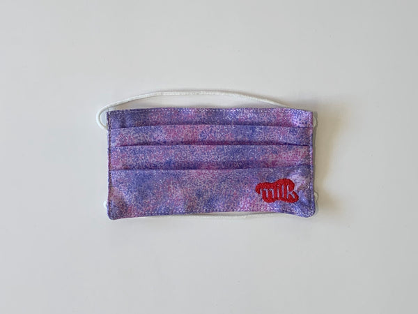 Kid's Purple Glitter Cloud Mask