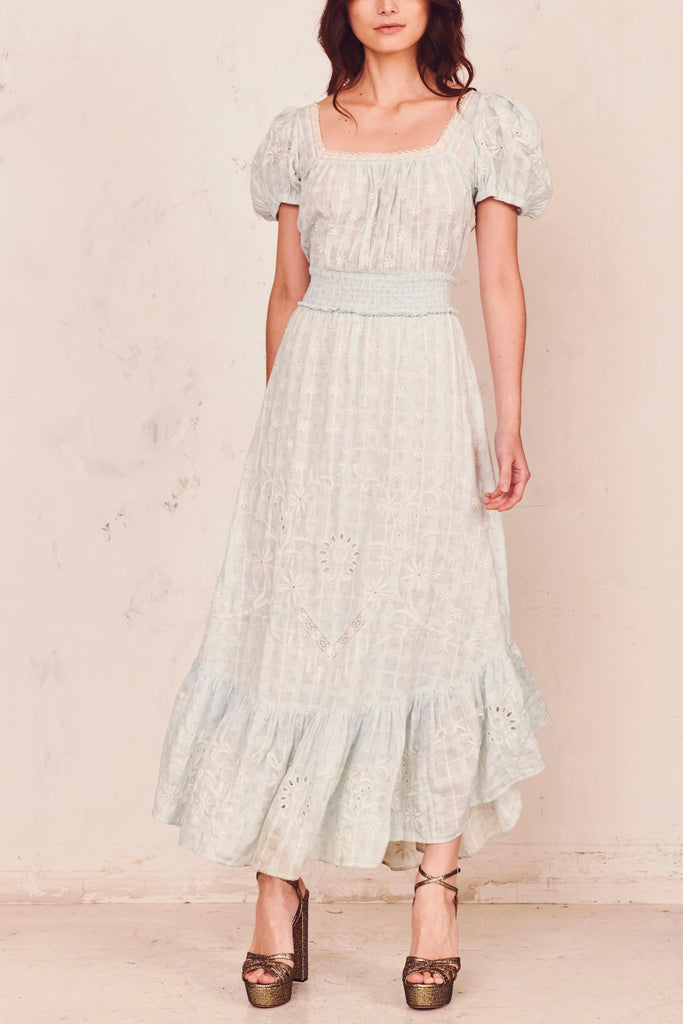 Begonia Dress - Sky Blue
