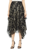 LoveShackFancy Alex Skirt (Black)