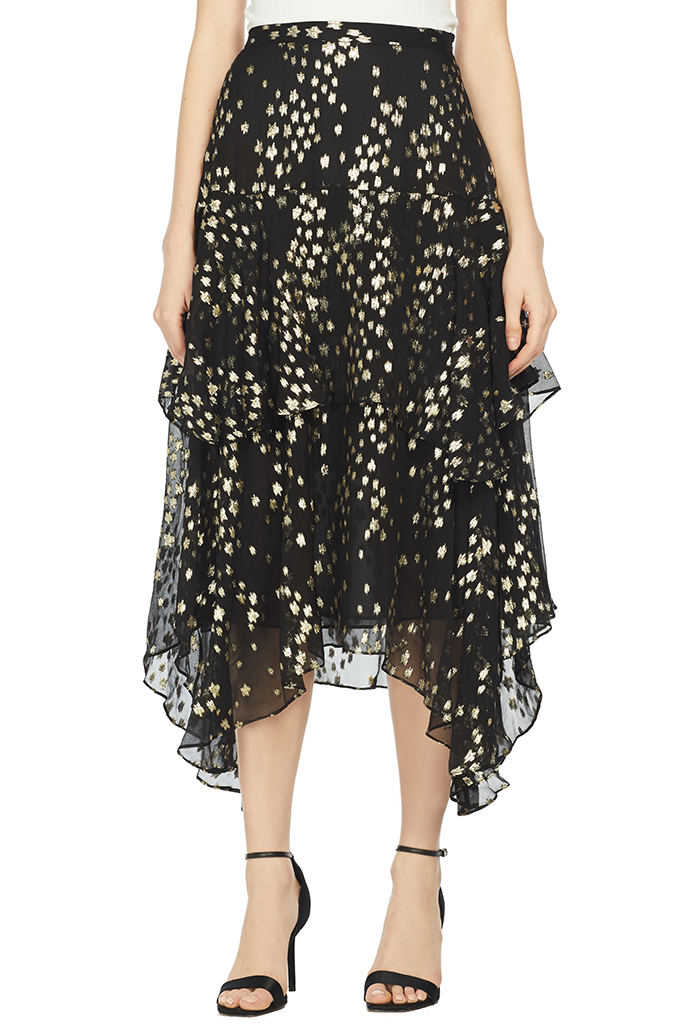 LoveShackFancy Alex Skirt (Black)