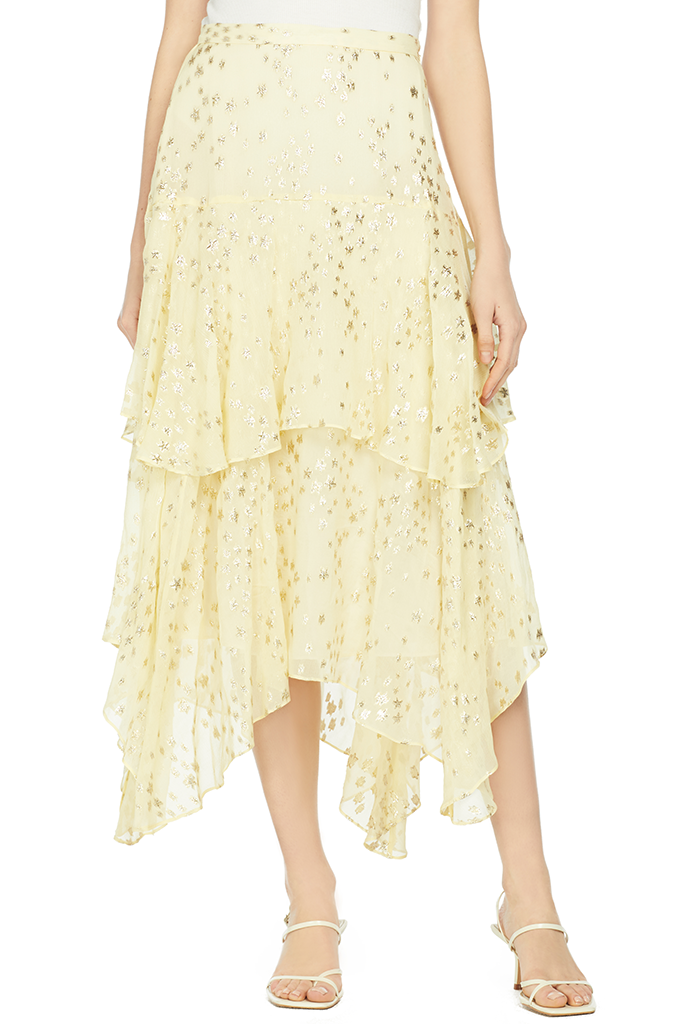 LoveShackFancy Alex Skirt (Sunflower)