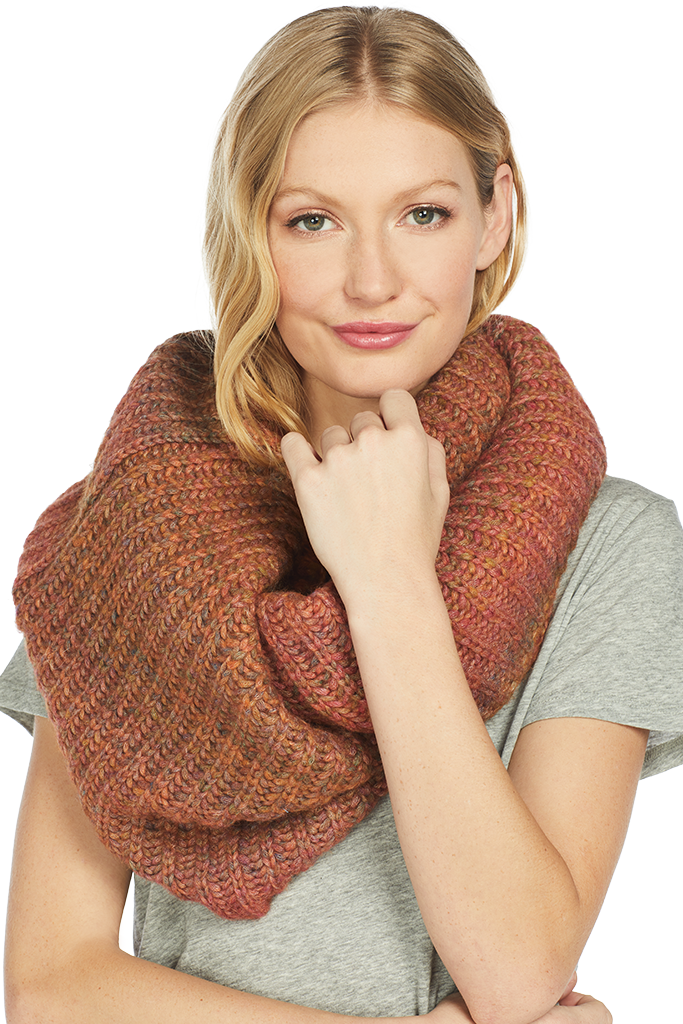 LoveShackFancy Edwina Scarf (Russet)