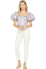 LoveShackFancy Jansen Top (Hibiscus)