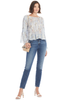 Loveshackfancy Paulette Top Water Petals Milk Boutique