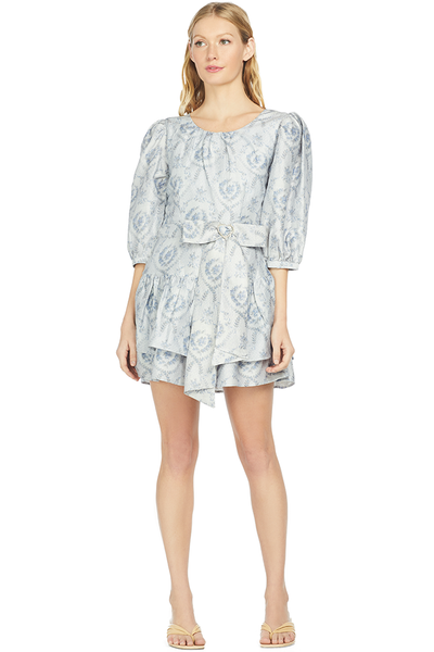 LoveShackFancy Perla Dress (Blue Haze)