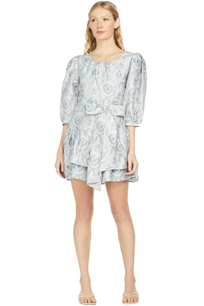 LoveShackFancy Perla Dress (Blue Haze)