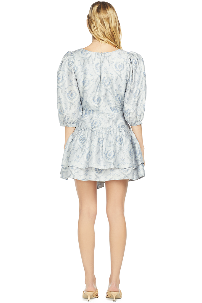 LoveShackFancy Perla Dress (Blue Haze)