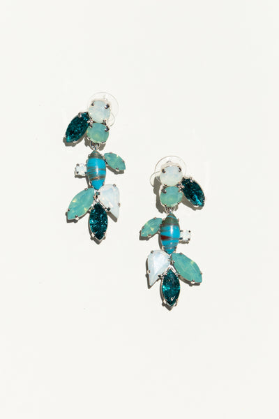 Milk Boutique Isla Chandelier Earrings Turquoise