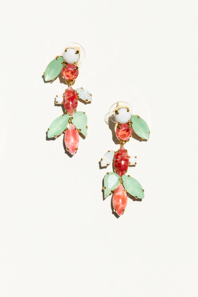 Milk Boutique Isla Chandelier Earrings Tutti Frutti Women's Jewelry