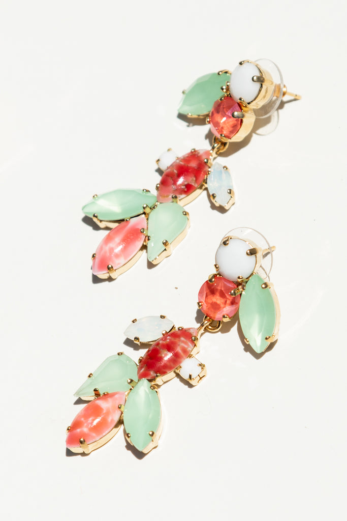 Milk Boutique Isla Chandelier Earrings Tutti Frutti Fine Jewelry