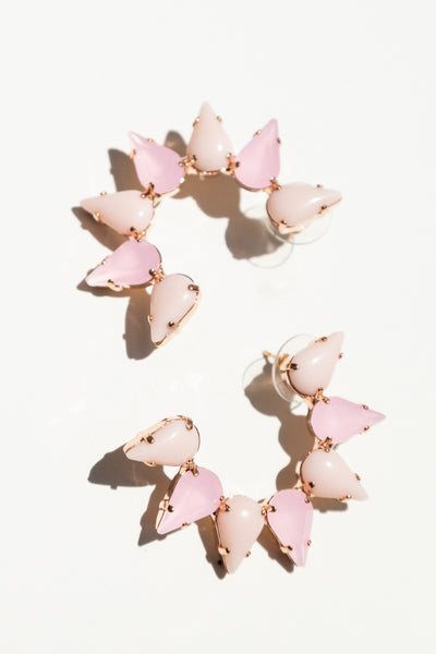 Milk Boutique Iona Crescent Earring Rose
