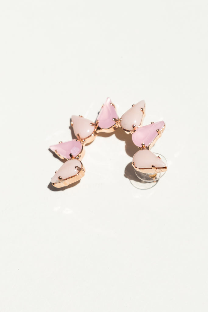 Milk Boutique Iona Crescent Earring Rose