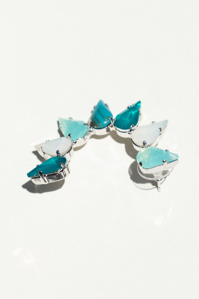 Milk Boutique Iona Crescent Earring Turquoise
