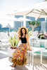 Saloni Kim Skirt (Saffron Cloud Tiger)