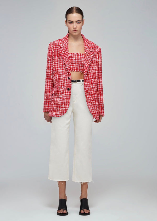 Boucle Blazer (Red)