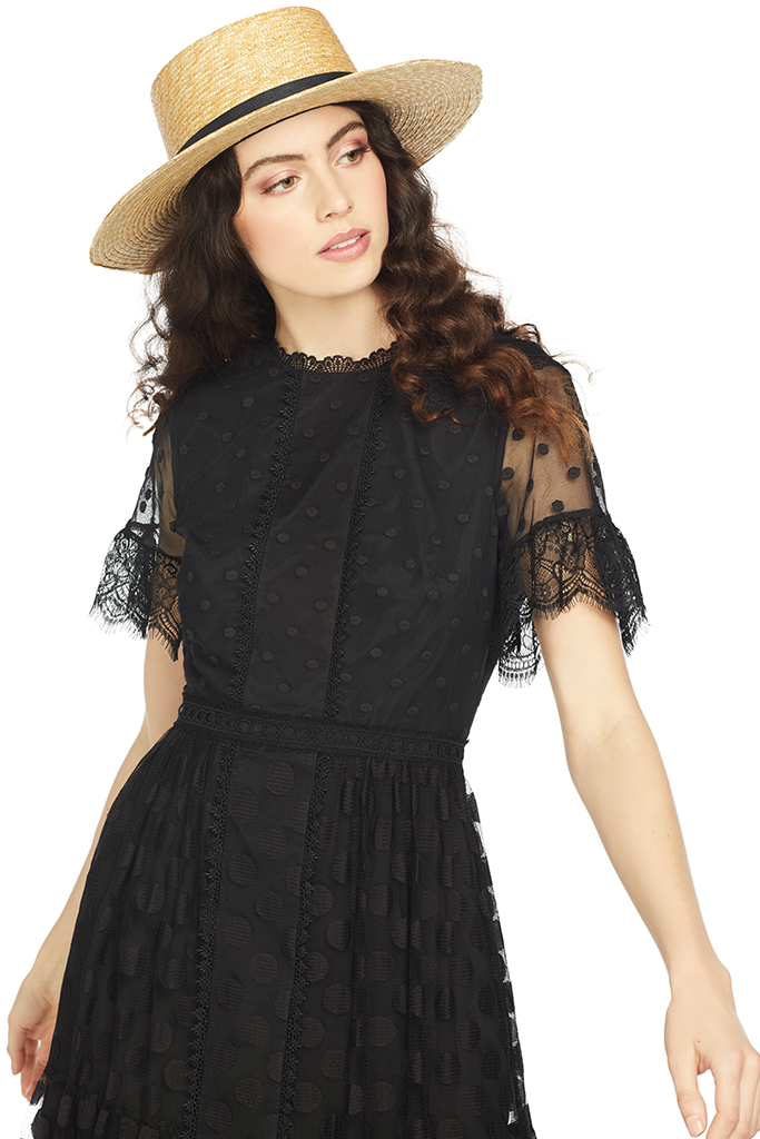 Saloni Andie Dress (Black)