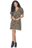 Saloni Lea Wrap Mini Dress