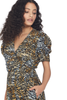 Saloni Lea Wrap Mini Dress