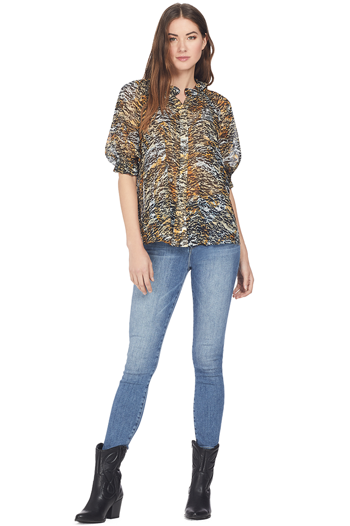 Saloni Skye Top (Ink Tiger)
