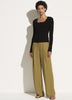 Square Neck Cardigan - Black