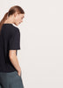 Linen Boyfriend Tee - Coastal