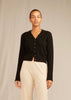 Buttoned Cardigan - Black
