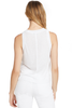 Vince Sweater Trim Tank (Optic White)