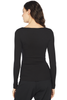 Vince L/S Deep Scoop Neck (Black)