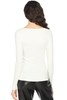 Vince L/S Deep Scoop Neck (White)