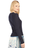 Microstripe Crew - Deep Azul/Coastal