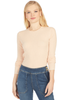 Microstripe Crew - Pale Alder/Pink Sand
