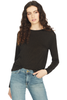 Vince Pencil Stripe Drop Shoulder Crew (Coastal/Olive Oil)
