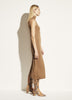Sleeveless Mock Neck Dress 