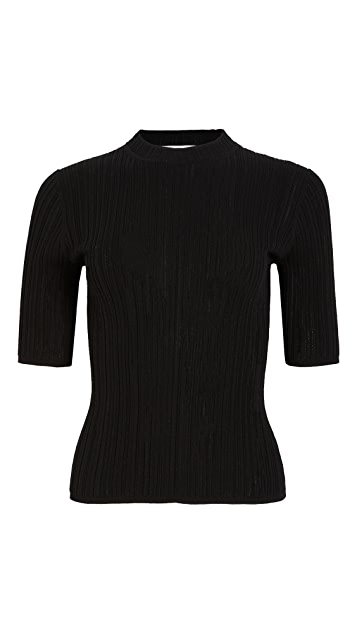Variegated Pullover - Black
