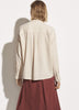 Boxy Button Down - Dove Oat